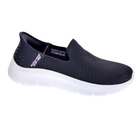 Mocasines Skechers zapatos Mujer modelo Slip-ins Go Walk Negro 