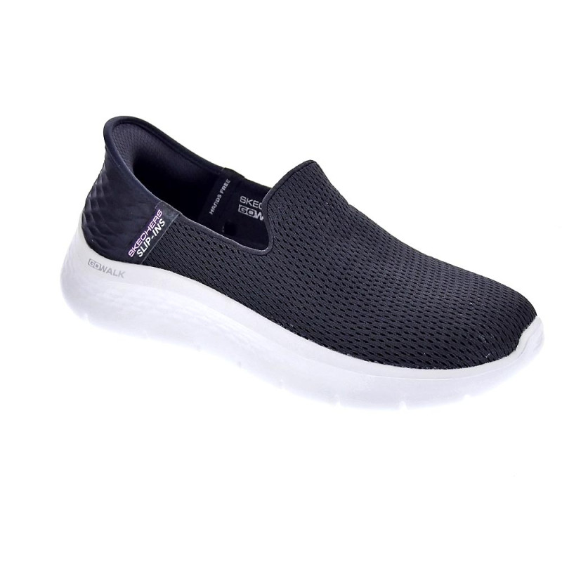 Mocasines Skechers zapatos Mujer modelo Slip-ins Go Walk Negro 