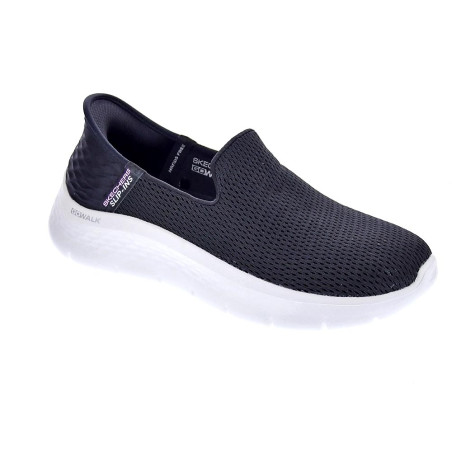 Mocasines Skechers zapatos Mujer modelo Slip-ins Go Walk Negro 