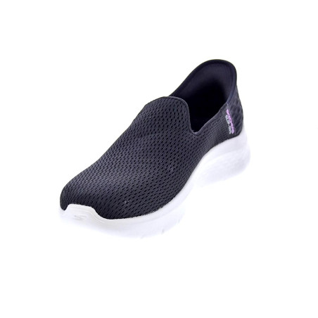 Mocasines Skechers zapatos Mujer modelo Slip-ins Go Walk Negro 