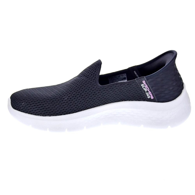 Mocasines Skechers zapatos Mujer modelo Slip-ins Go Walk Negro 