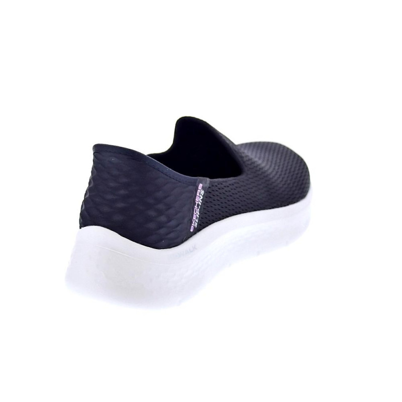 Mocasines Skechers zapatos Mujer modelo Slip-ins Go Walk Negro 