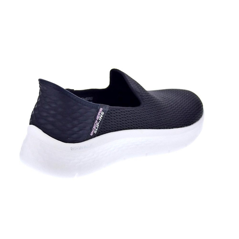 Mocasines Skechers zapatos Mujer modelo Slip-ins Go Walk Negro 