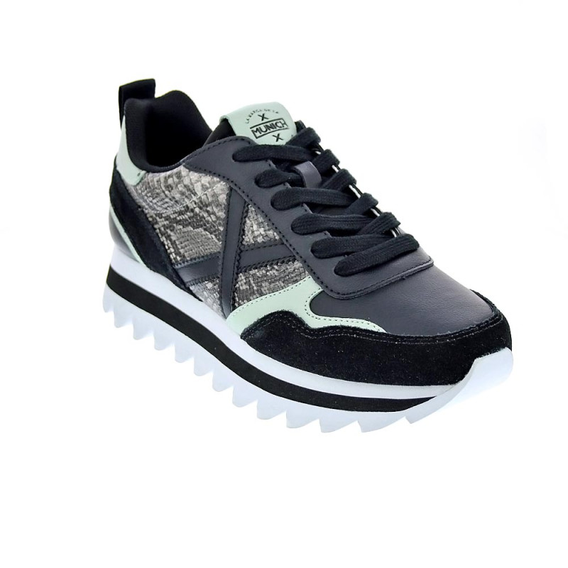 Zapatillas Munich zapatos Mujer modelo Ripple Negro 