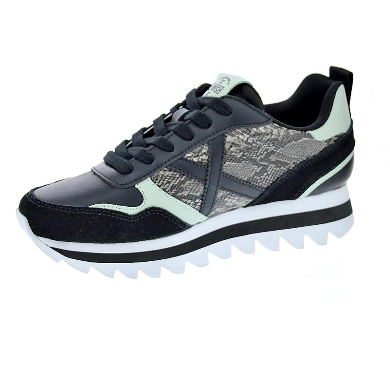 Zapatillas Munich zapatos Mujer modelo Ripple Negro 