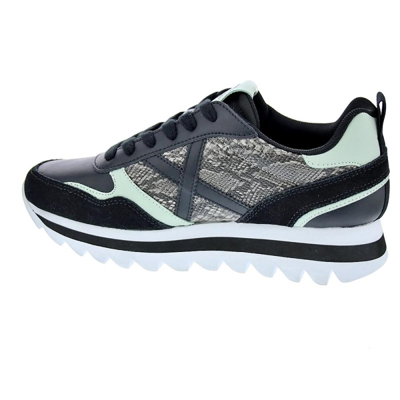 Zapatillas Munich zapatos Mujer modelo Ripple Negro 