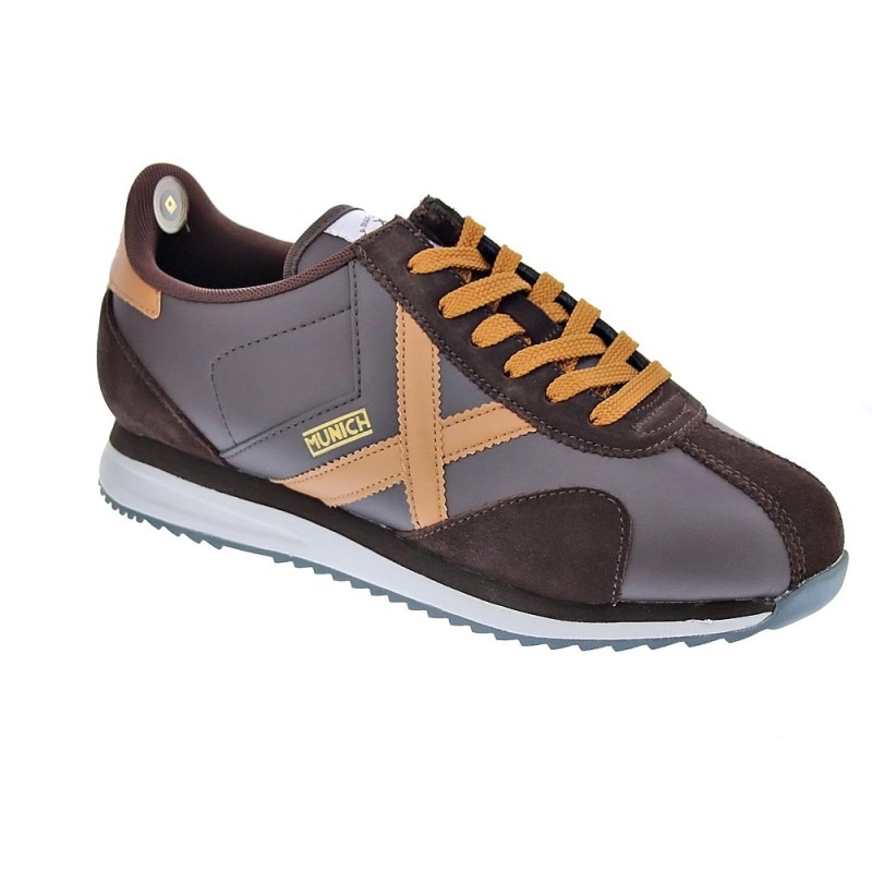 Zapatillas Munich zapatos Hombre modelo Sapporo 177 Marrón 