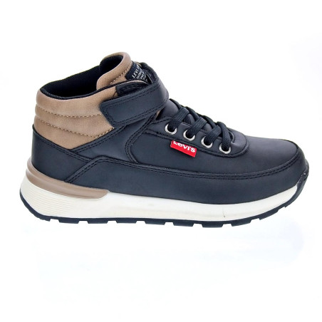 Zapatillas botas Levis zapatos Niño modelo Ascot Negro 