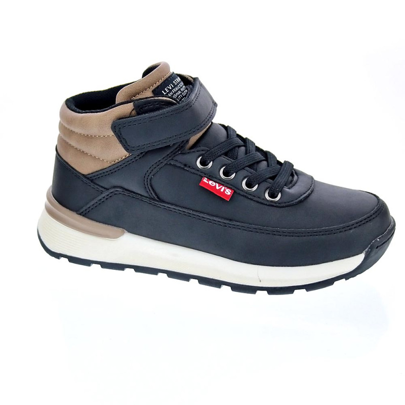 Zapatillas botas Levis zapatos Niño modelo Ascot Negro 