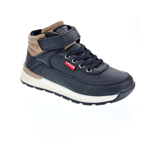 Zapatillas botas Levis zapatos Niño modelo Ascot Negro 
