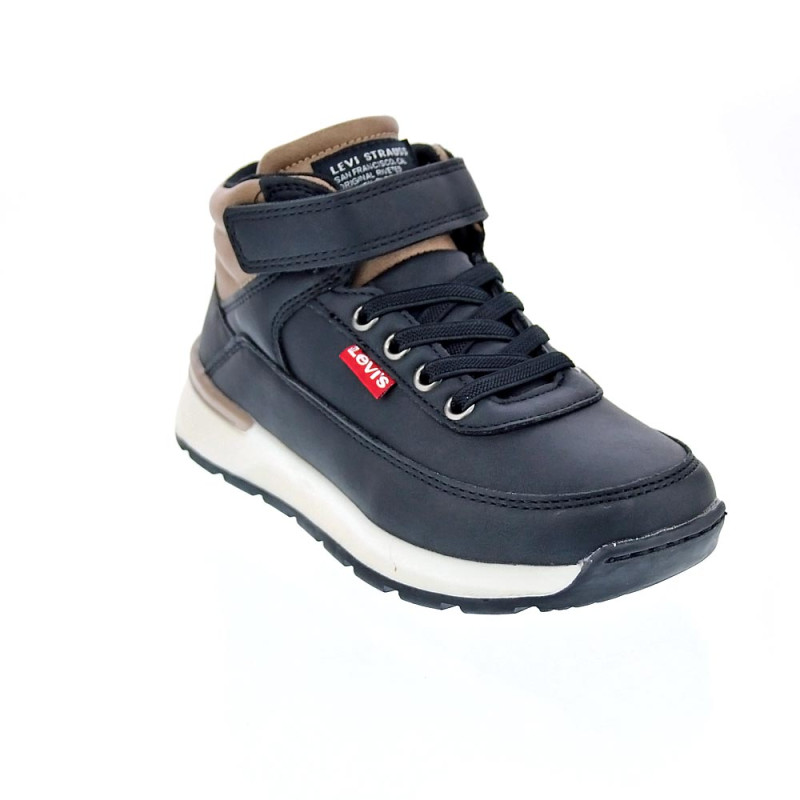 Zapatillas botas Levis zapatos Niño modelo Ascot Negro 