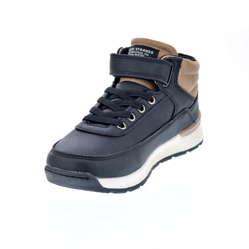 Zapatillas botas Levis zapatos Niño modelo Ascot Negro 