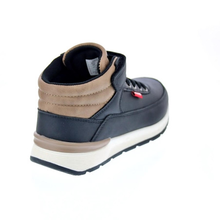 Zapatillas botas Levis zapatos Niño modelo Ascot Negro 
