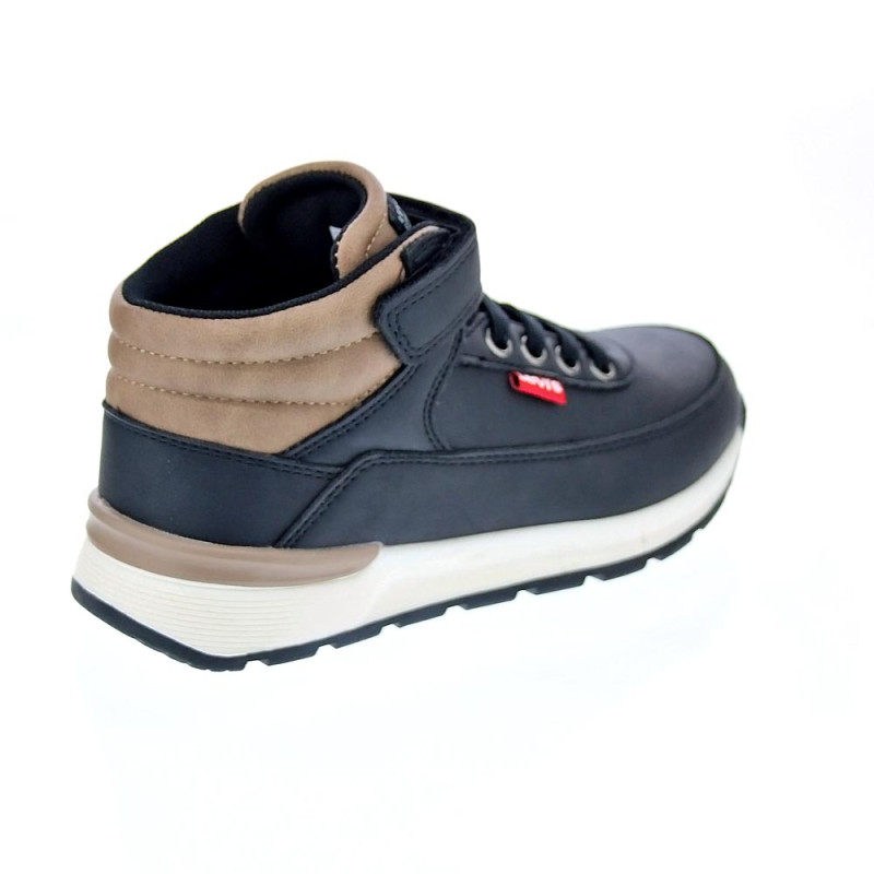 Zapatillas botas Levis zapatos Niño modelo Ascot Negro 