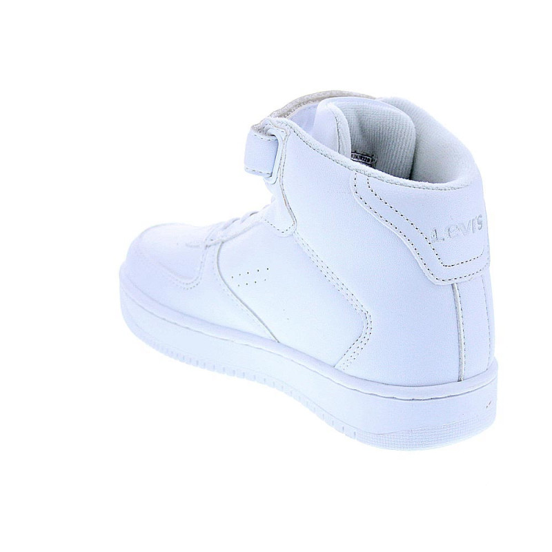 Zapatillas botas Levis zapatos Niño modelo New Union Mid Blanco 