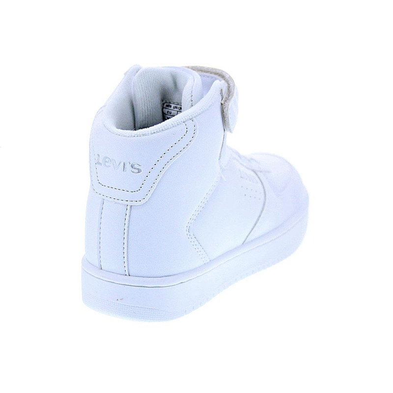 Zapatillas botas Levis zapatos Niño modelo New Union Mid Blanco 