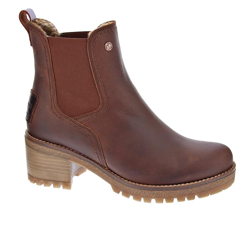 Botines Panama Jack zapatos Mujer modelo Pia B19 Marrón 