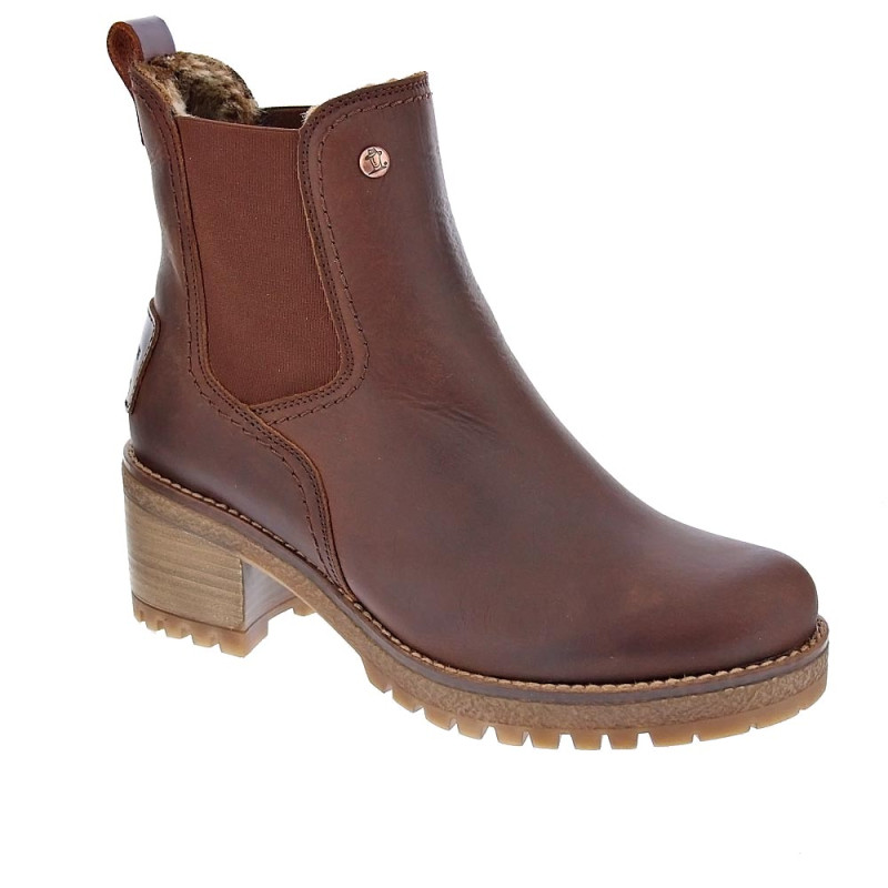 Botines Panama Jack zapatos Mujer modelo Pia B19 Marrón 
