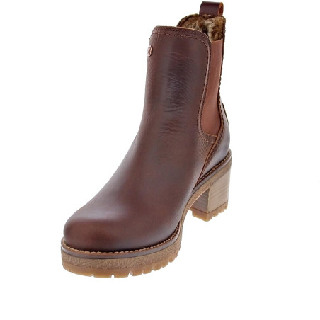 Botines Panama Jack zapatos Mujer modelo Pia B19 Marrón 