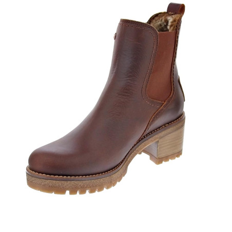 Botines Panama Jack zapatos Mujer modelo Pia B19 Marrón 