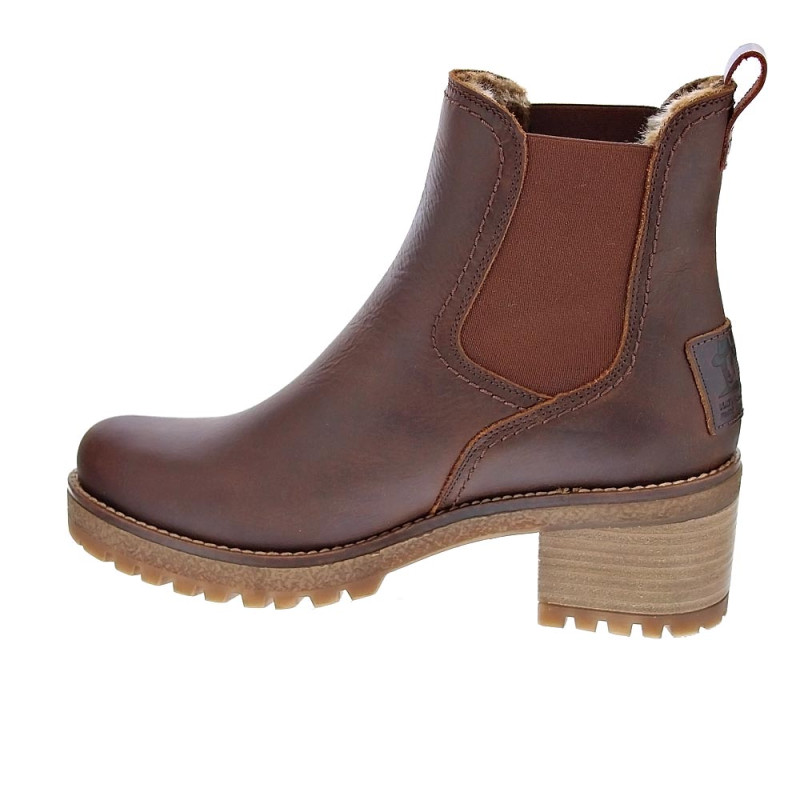 Botines Panama Jack zapatos Mujer modelo Pia B19 Marrón 