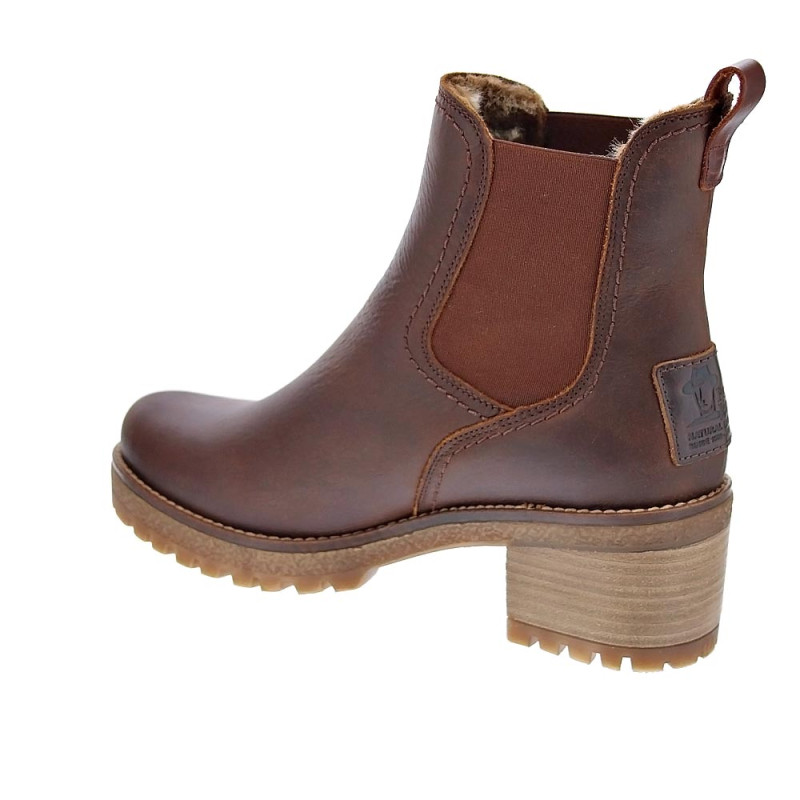 Botines Panama Jack zapatos Mujer modelo Pia B19 Marrón 