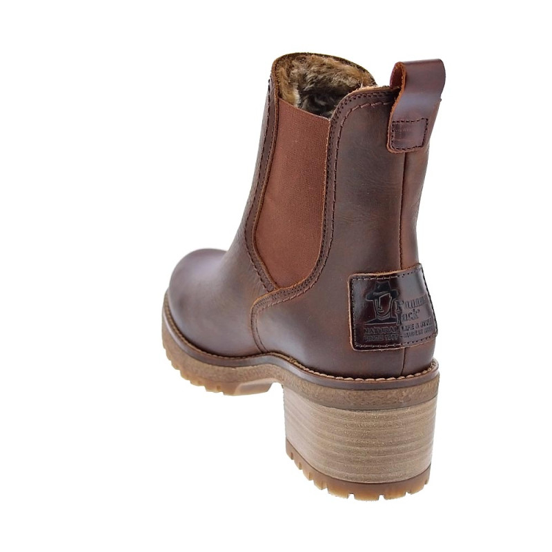 Botines Panama Jack zapatos Mujer modelo Pia B19 Marrón 