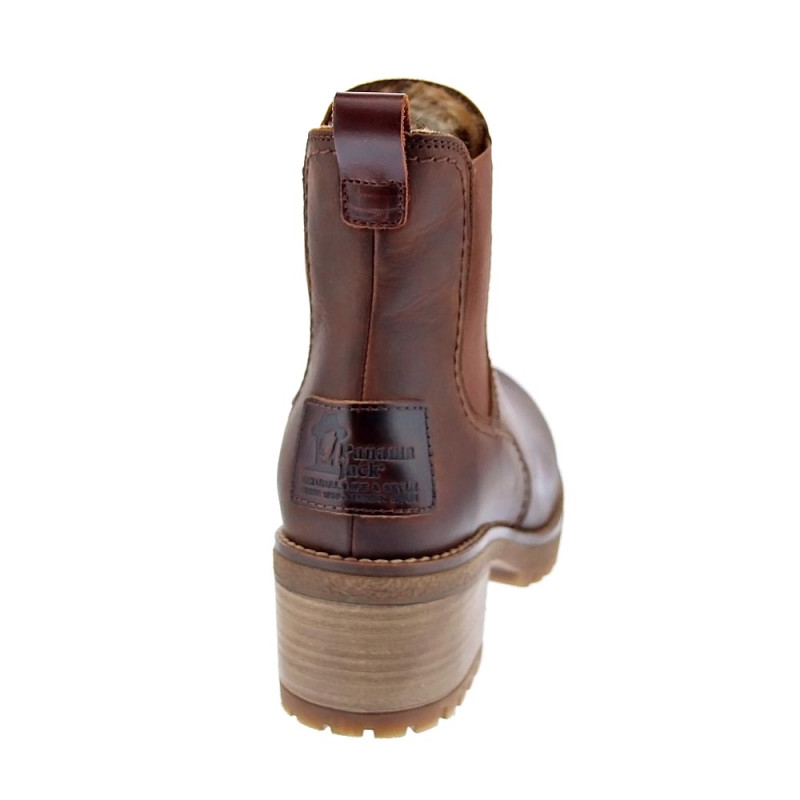 Botines Panama Jack zapatos Mujer modelo Pia B19 Marrón 