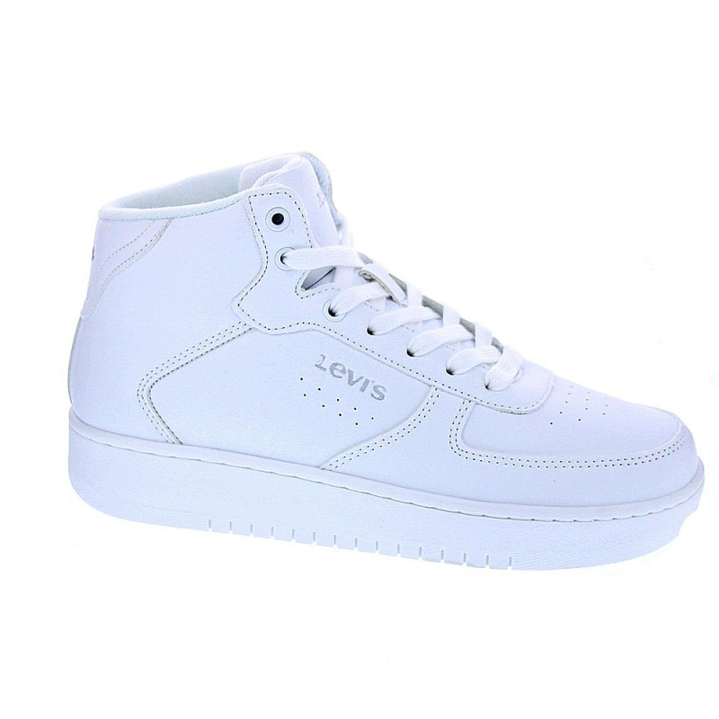Zapatillas botas Levis zapatos Niño modelo New Union Mid Blanco 