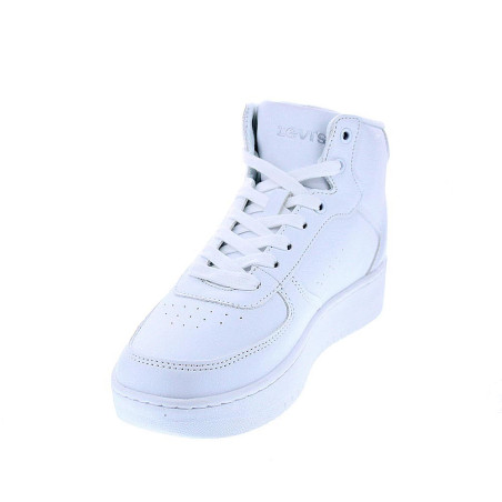 Zapatillas botas Levis zapatos Niño modelo New Union Mid Blanco 