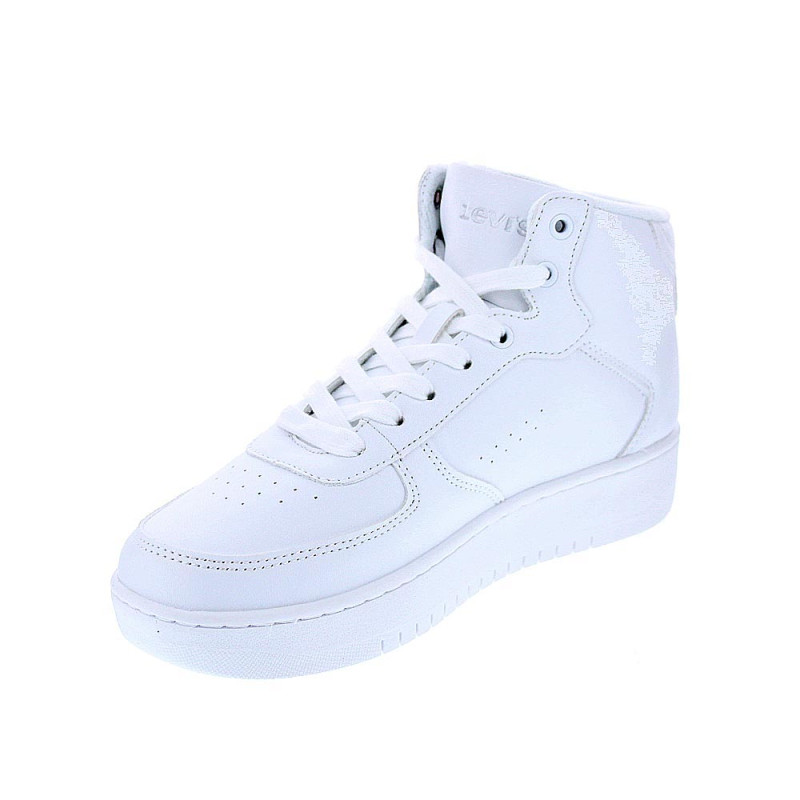 Zapatillas botas Levis zapatos Niño modelo New Union Mid Blanco 