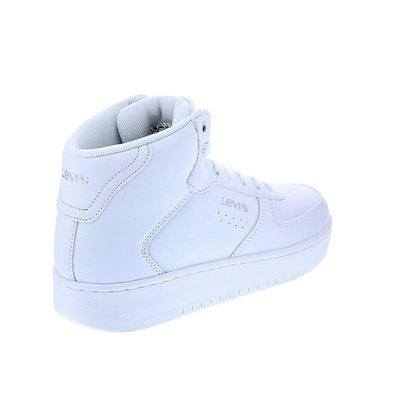 Zapatillas botas Levis zapatos Niño modelo New Union Mid Blanco 