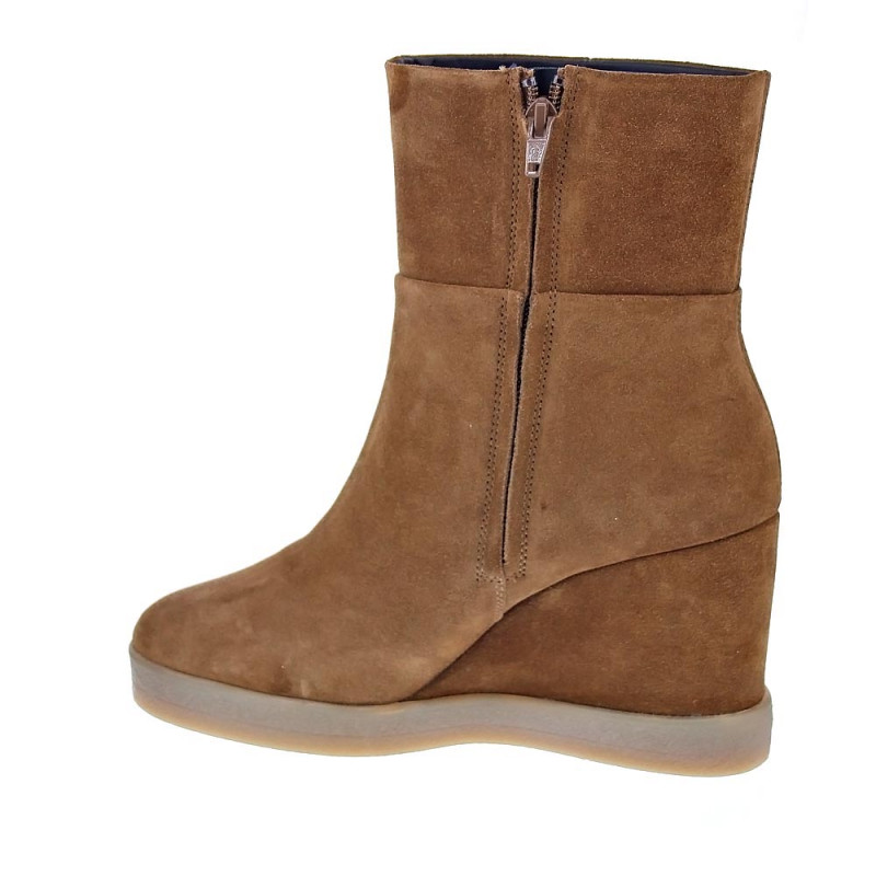 Botines Geox zapatos Mujer modelo Elidea Marrón 