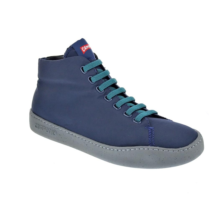 Botines Camper zapatos Hombre modelo Peu Azul Cremallera