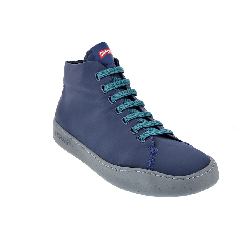 Botines Camper zapatos Hombre modelo Peu Azul Cremallera
