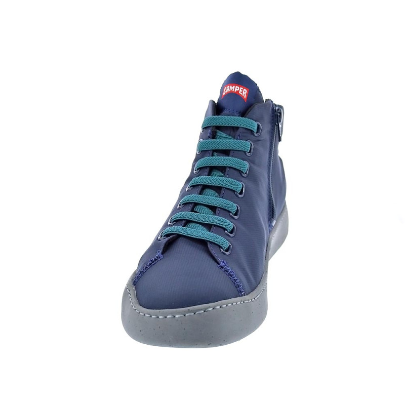 Botines Camper zapatos Hombre modelo Peu Azul Cremallera