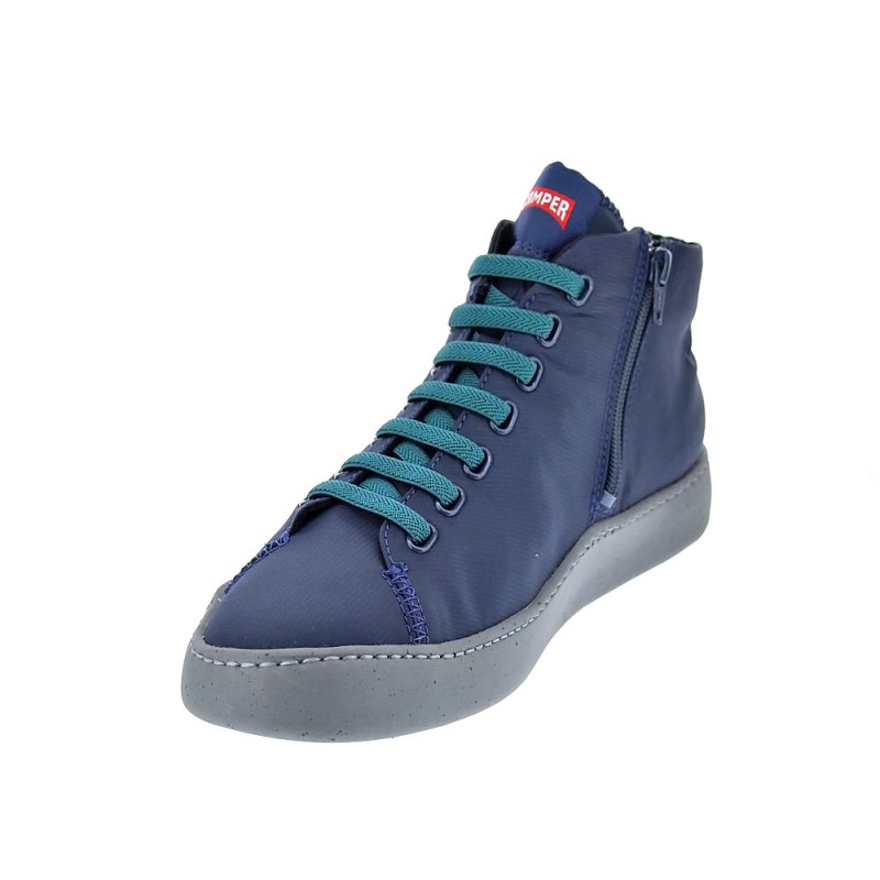 Botines Camper zapatos Hombre modelo Peu Azul Cremallera