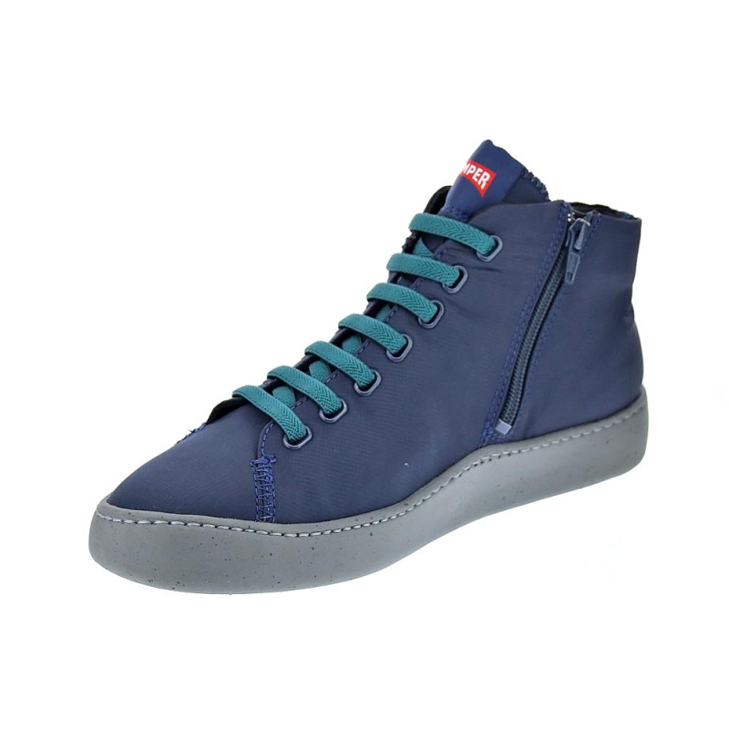Botines Camper zapatos Hombre modelo Peu Azul Cremallera