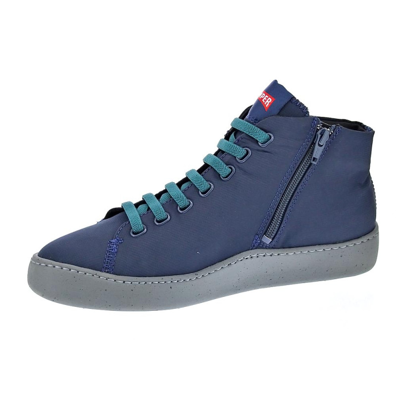 Botines Camper zapatos Hombre modelo Peu Azul Cremallera
