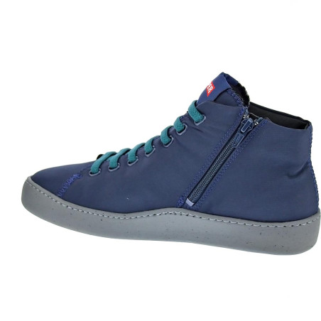 Botines Camper zapatos Hombre modelo Peu Azul Cremallera