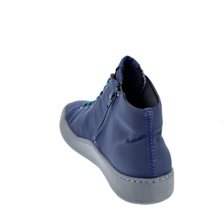 Botines Camper zapatos Hombre modelo Peu Azul Cremallera