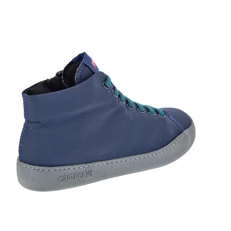 Botines Camper zapatos Hombre modelo Peu Azul Cremallera