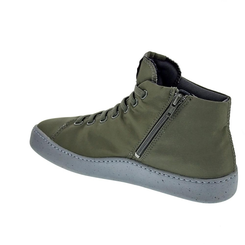 Botines Camper zapatos Hombre modelo Peu Verde Cremallera