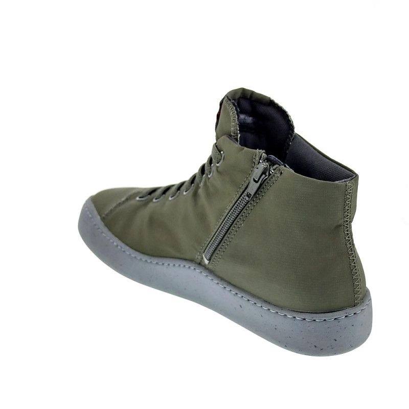 Botines Camper zapatos Hombre modelo Peu Verde Cremallera