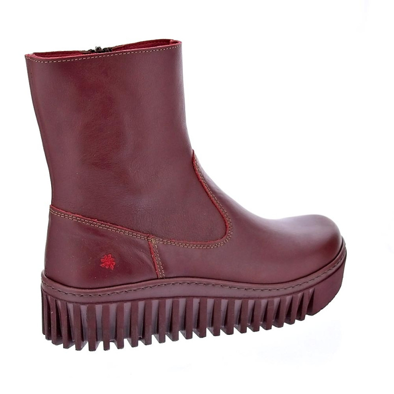 Botines Art Company zapatos Mujer modelo Brighton Rojo 