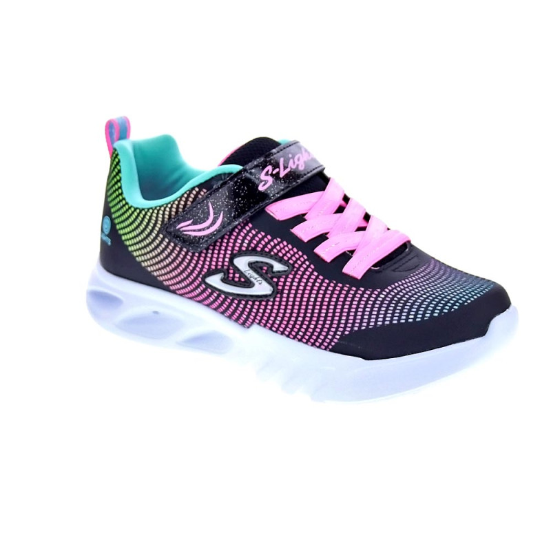 Zapatillas Skechers zapatos Niña modelo S Lights Negro 