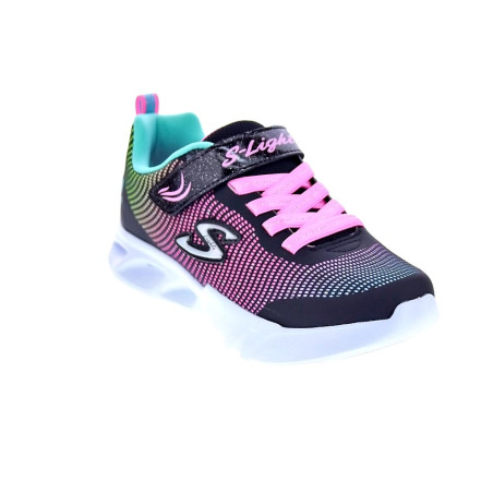 Zapatillas Skechers zapatos Niña modelo S Lights Negro 