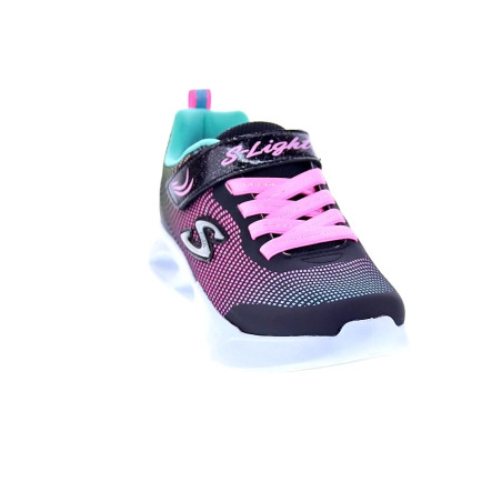 Zapatillas Skechers zapatos Niña modelo S Lights Negro 