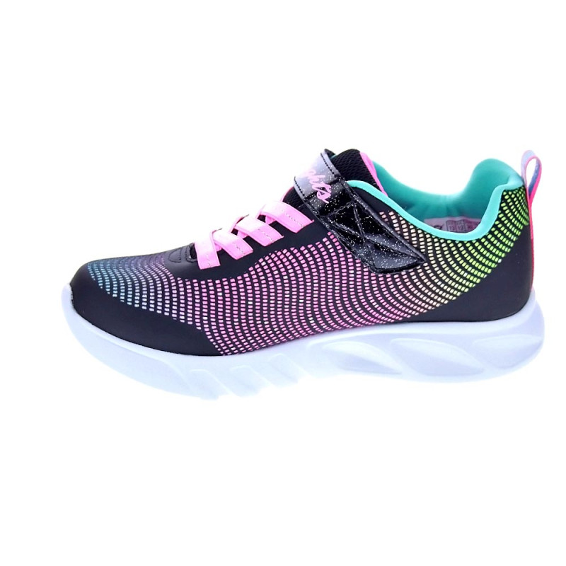 Zapatillas Skechers zapatos Niña modelo S Lights Negro 