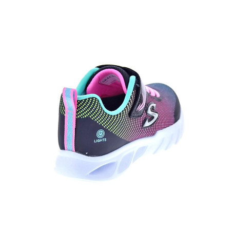 Zapatillas Skechers zapatos Niña modelo S Lights Negro 